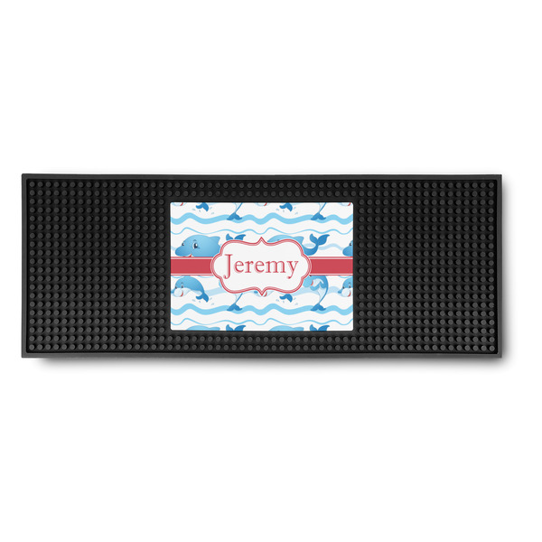 Custom Dolphins Rubber Bar Mat (Personalized)