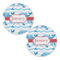 Dolphins Sandstone Car Coasters - Set of 2