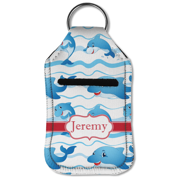Dolphins Sanitizer Holder Keychain - Small (Front Flat)