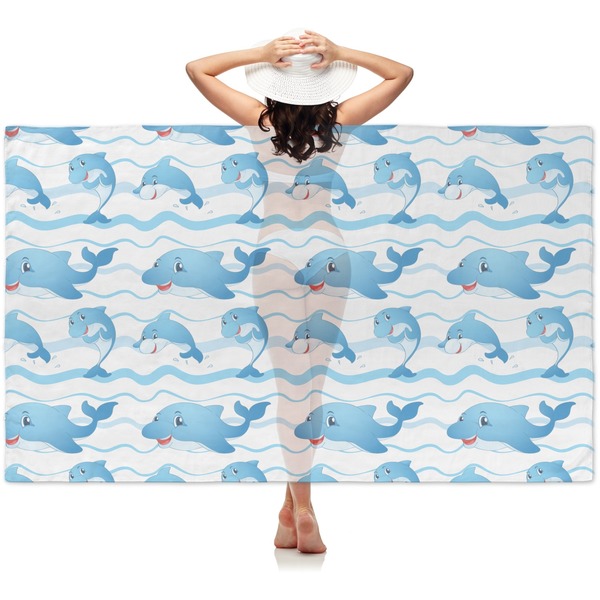 Custom Dolphins Sheer Sarong