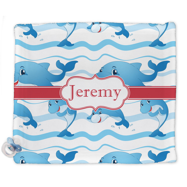 Custom Dolphins Security Blanket - Single Sided (Personalized)
