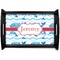 Dolphins Black Wooden Tray - Small (Personalized)