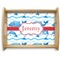 Dolphins Natural Wooden Tray - Large (Personalized)