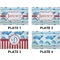Dolphins Set of Rectangular Dinner Plates (Approval)