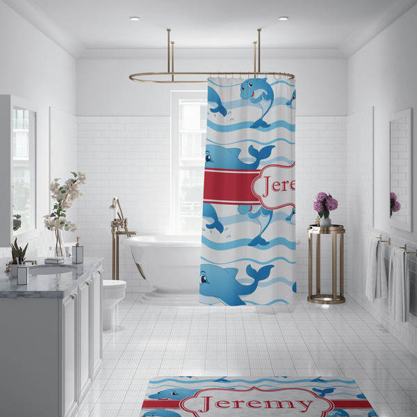 Dolphins Shower Curtain - 70"x83"