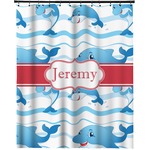 Dolphins Extra Long Shower Curtain - 70"x84" (Personalized)
