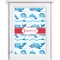 Dolphins Single White Cabinet Decal
