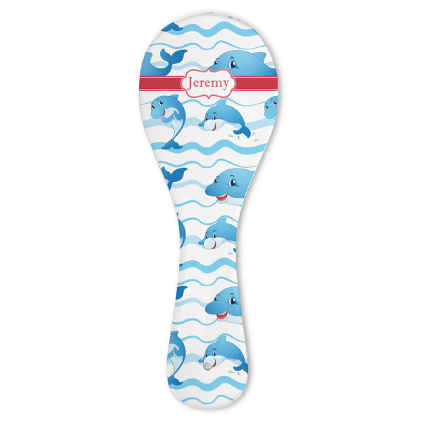 Custom Dolphins Ceramic Spoon Rest (Personalized)