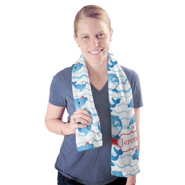 Dolphins Sport Towel - Exercise use - Model