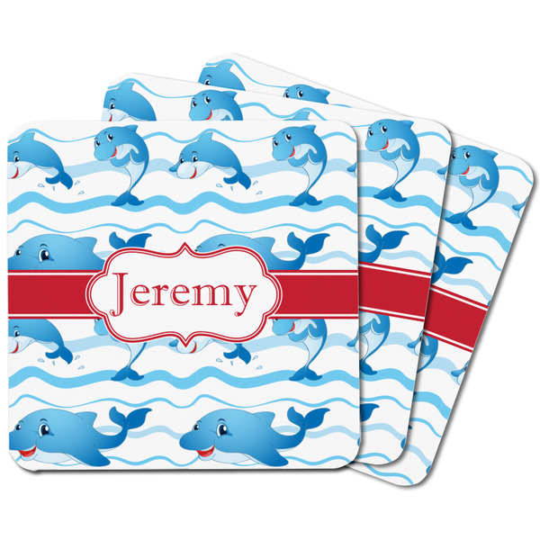 Dolphins Square Fridge Magnet - MAIN