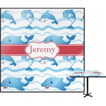 Dolphins Square Table Top - 24" (Personalized)