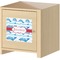 Dolphins Square Wall Decal on Wooden Cabinet