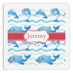 Dolphins Paper Dinner Napkins (Personalized)