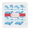 Dolphins Standard Decorative Napkin - Front View