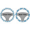 Dolphins Steering Wheel Cover- Front and Back