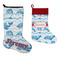 Dolphins Stockings - Side by Side compare