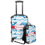 Dolphins Kids 2-Piece Luggage Set - Suitcase & Backpack (Personalized)