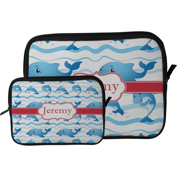 Dolphins Tablet Sleeve (Size Comparison)