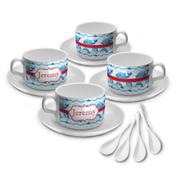Dolphins Tea Cup - Set of 4 (Personalized)