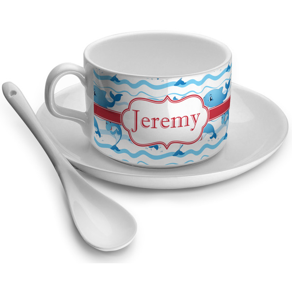 Custom Dolphins Tea Cup - Single (Personalized)