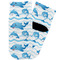 Dolphins Toddler Ankle Socks - Single Pair - Front and Back