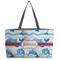 Dolphins Tote w/Black Handles - Front View