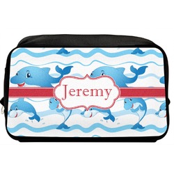 Dolphins Toiletry Bag / Dopp Kit (Personalized)