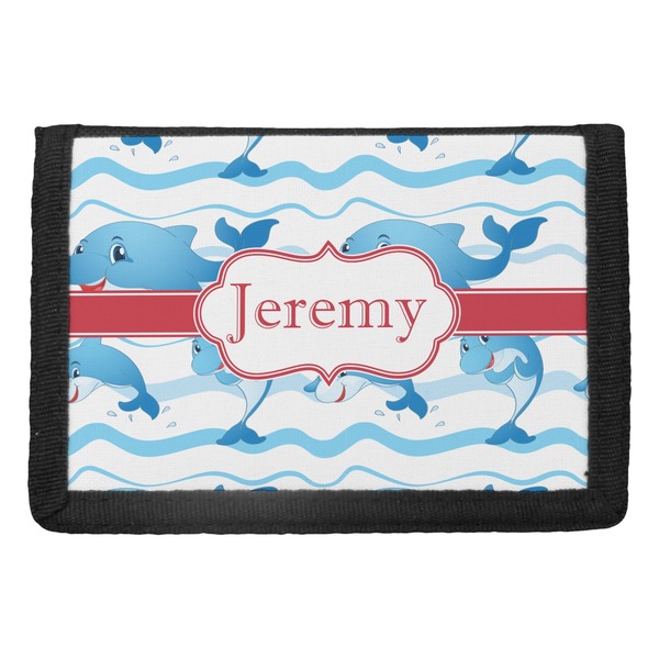 Custom Dolphins Trifold Wallet (Personalized)