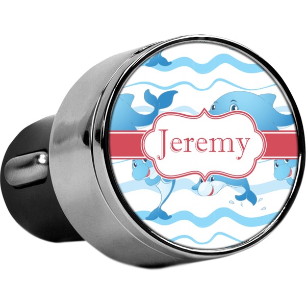 Custom Dolphins USB Car Charger (Personalized)