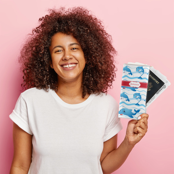 Dolphins Vinyl Document Holder - LIFESTYLE