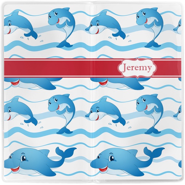 Dolphins Vinyl Document Wallet - Apvl