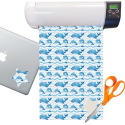 Dolphins Sticker Vinyl Sheet (Permanent)