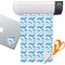 Dolphins Sticker Vinyl Sheet (Permanent)