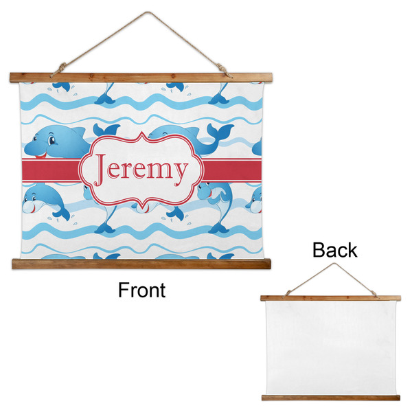 Dolphins Wall Hanging Tapestry - Landscape - APPROVAL