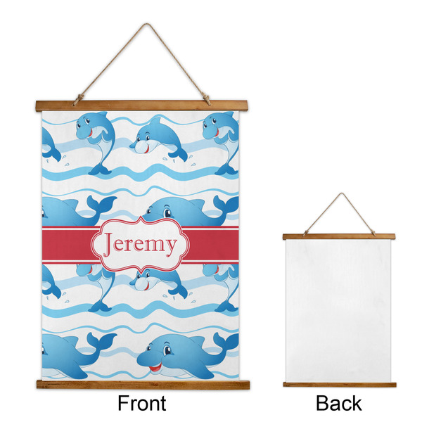 Dolphins Wall Hanging Tapestry - Portrait - APPROVAL