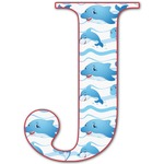 Dolphins Letter Decal - Large (Personalized)