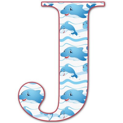 Dolphins Letter Decal - Custom Sizes (Personalized)