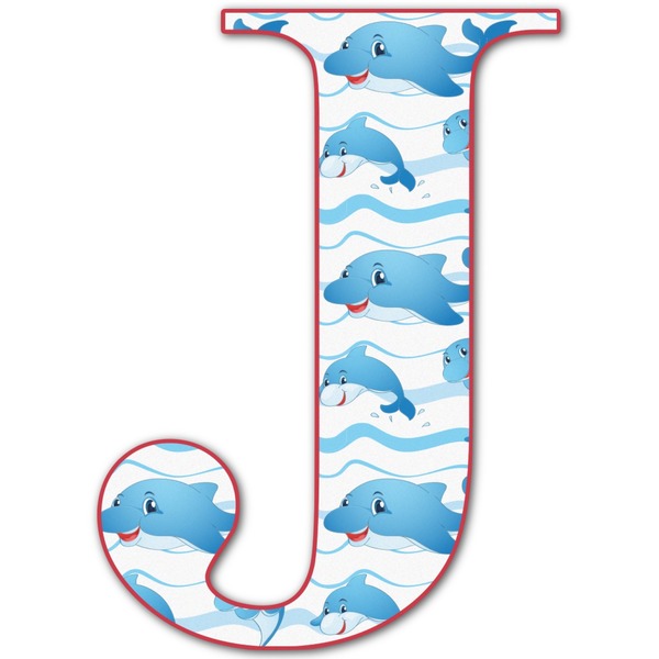 Custom Dolphins Letter Decal - Large (Personalized)