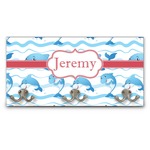 Dolphins Wall Mounted Coat Rack (Personalized)
