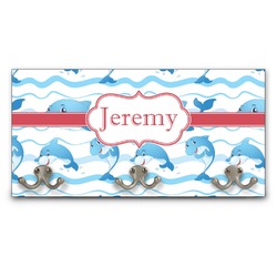Dolphins Wall Mounted Coat Rack (Personalized)