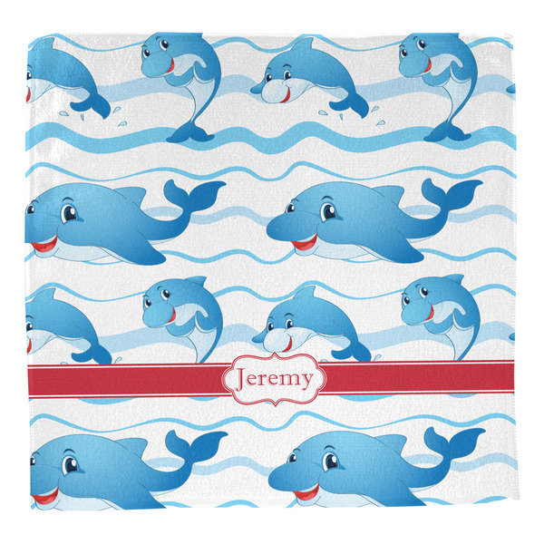 Dolphins Washcloth - Front - No Soap