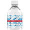 Dolphins Water Bottle Label - Back View