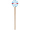 Dolphins Wooden 4" Food Pick - Round - Single Pick