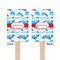 Dolphins Wooden 6.25" Stir Stick - Rectangular - Double Sided - Front & Back