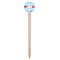 Dolphins Wooden 6" Food Pick - Round - Single Pick