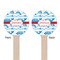 Dolphins Wooden 6" Stir Stick - Round - Double Sided - Front & Back