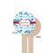 Dolphins Wooden 6" Stir Stick - Round - Single Sided - Front & Back