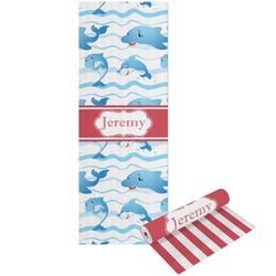 Dolphins Yoga Mat - Printable Front and Back (Personalized)