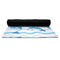 Dolphins Yoga Mat Rolled up Black Rubber Backing