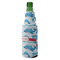 Dolphins Zipper Bottle Cooler - ANGLE (bottle)
